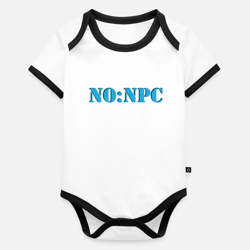 NoNpc (en anglais seulement) Body Bébé bio contrasté manches courtes