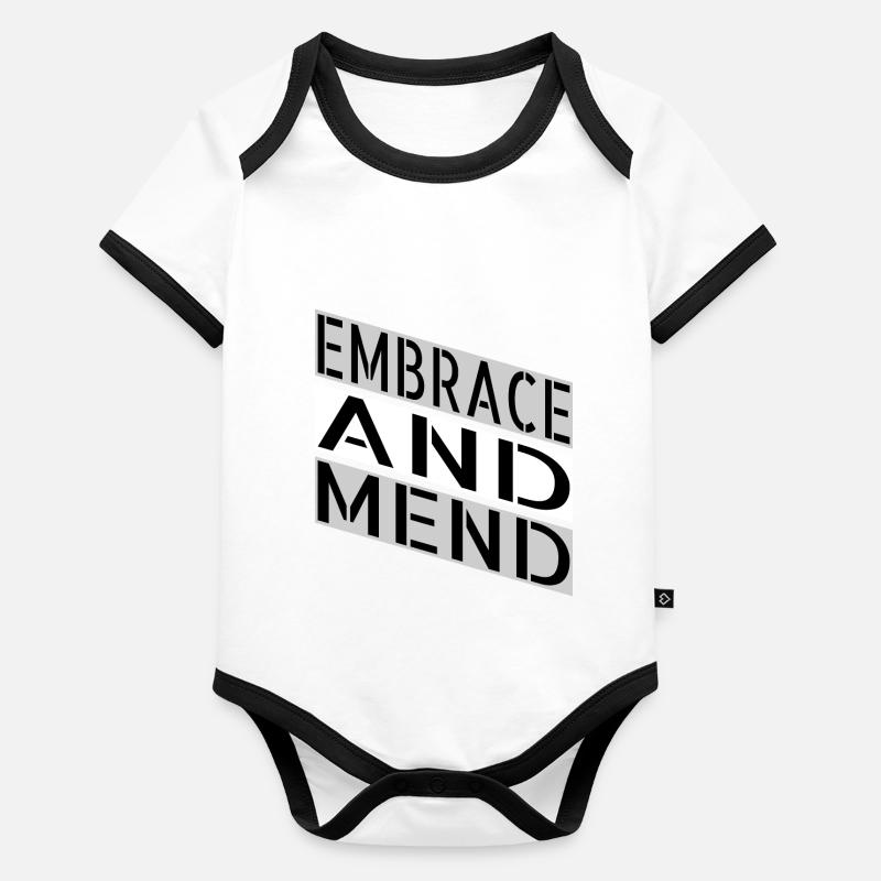 joke funny sayings healing quotes Baby Bio-Kurzarm-Kontrastbody