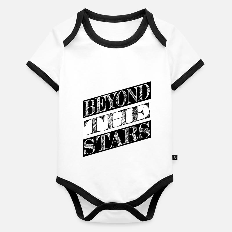 Extraterrestrial Life Exploration Quotes Organic Baby Contrasting Bodysuit