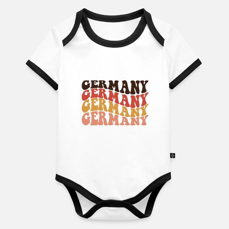 Germany Organic Baby Contrasting Bodysuit