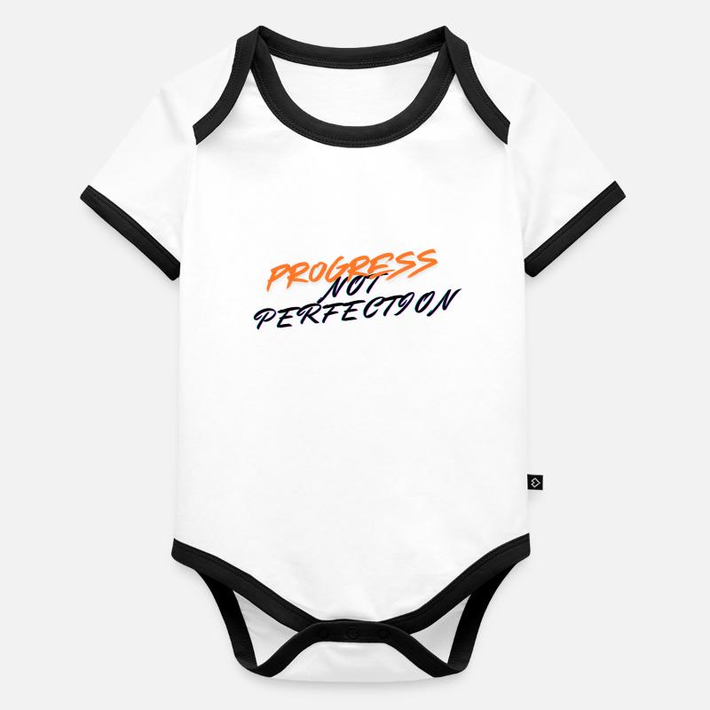 Progress not perfection! Baby Bio-Kurzarm-Kontrastbody