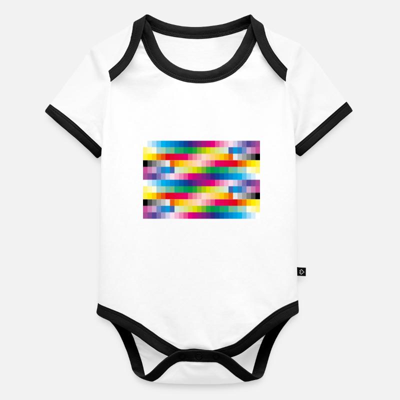 Colours Organic Baby Contrasting Bodysuit