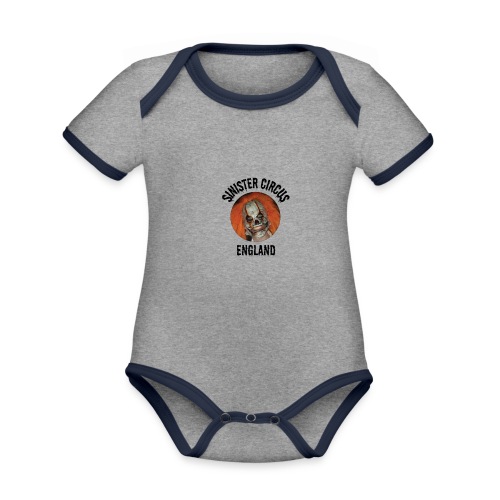 Sinister circus England - Organic Baby Contrasting Bodysuit
