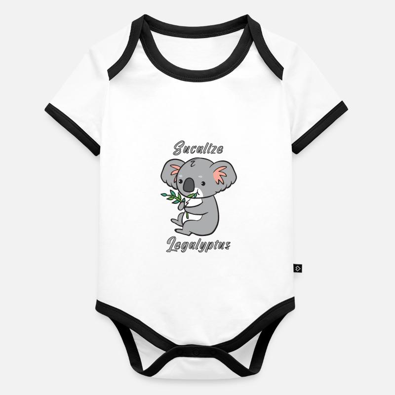 Eucalize Legalyptus 1 Baby Bio-Kurzarm-Kontrastbody