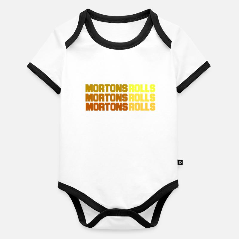 Mortons Brötchen Baby Bio-Kurzarm-Kontrastbody