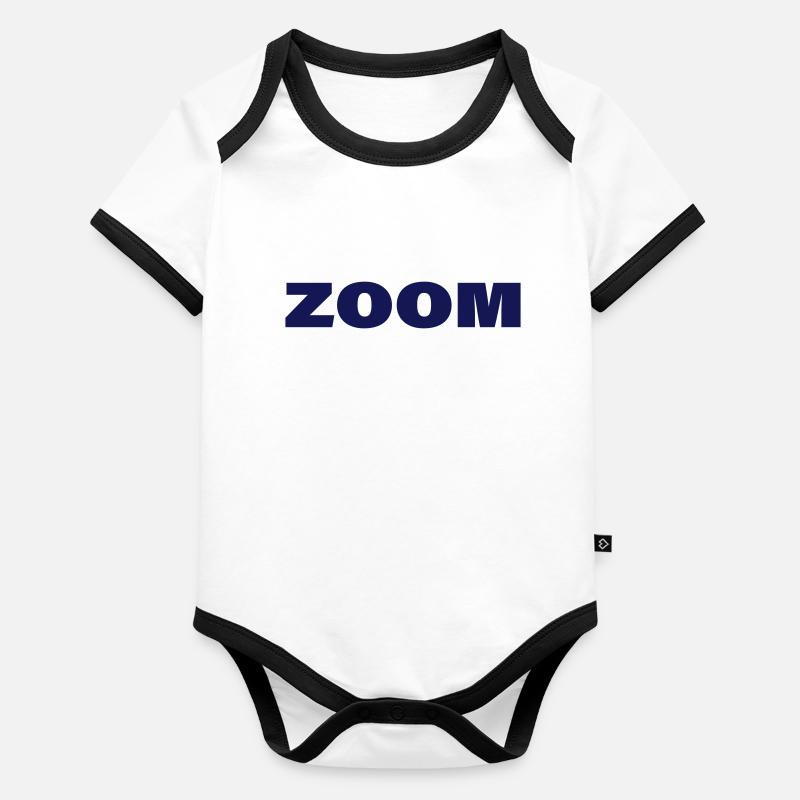 ZOOM Baby Bio-Kurzarm-Kontrastbody