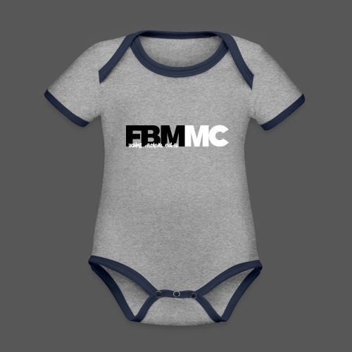 FBMMC / Logo - Body Bébé bio contrasté manches courtes