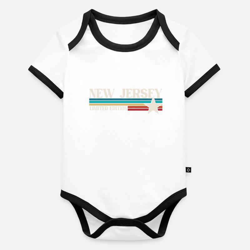 New Jersey Baby Bio-Kurzarm-Kontrastbody