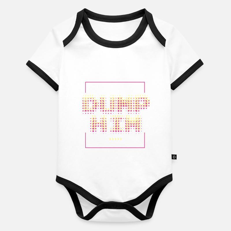 Dump Him Put an End to Separation Organic Baby Contrasting Bodysuit