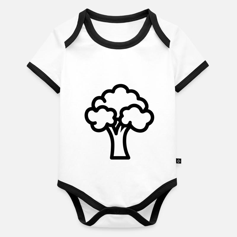 broccoli Organic Baby Contrasting Bodysuit