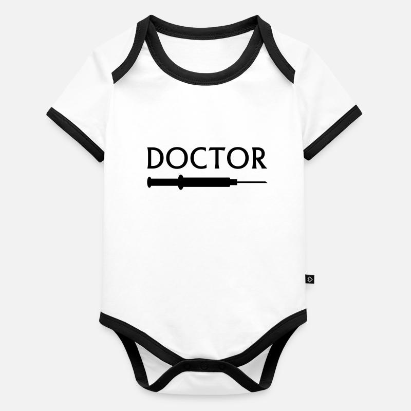 doctor Body Bébé bio contrasté manches courtes