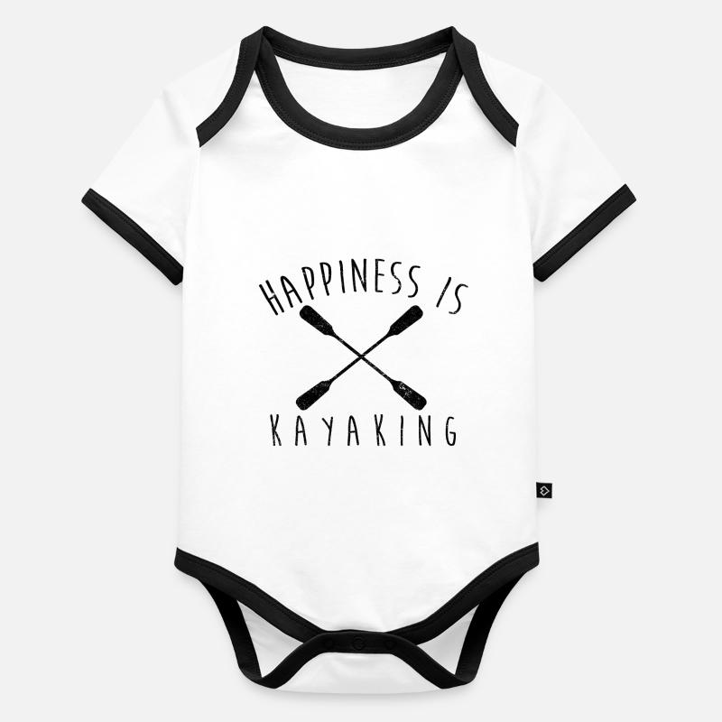 paddle Organic Baby Contrasting Bodysuit