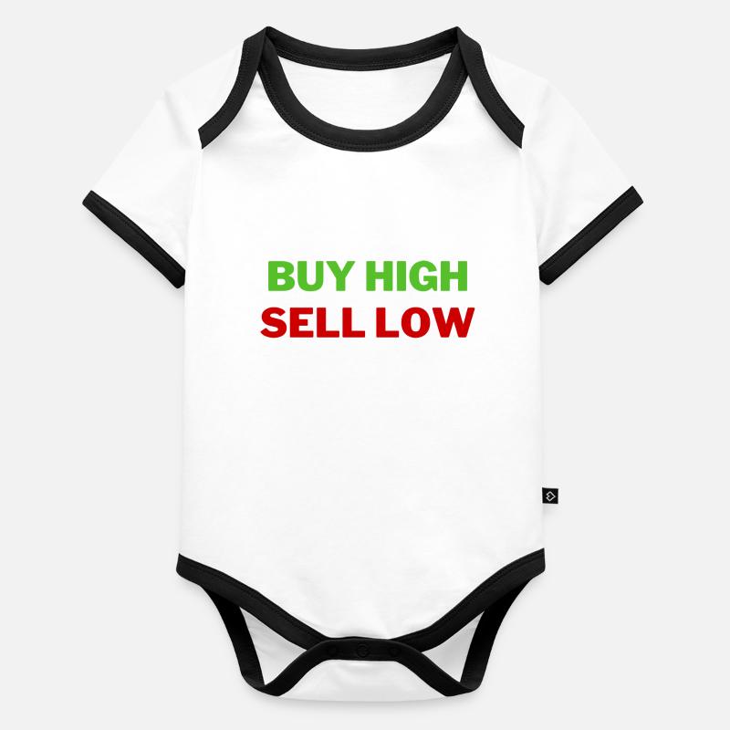Acheter High Sell Low Body Bébé bio contrasté manches courtes