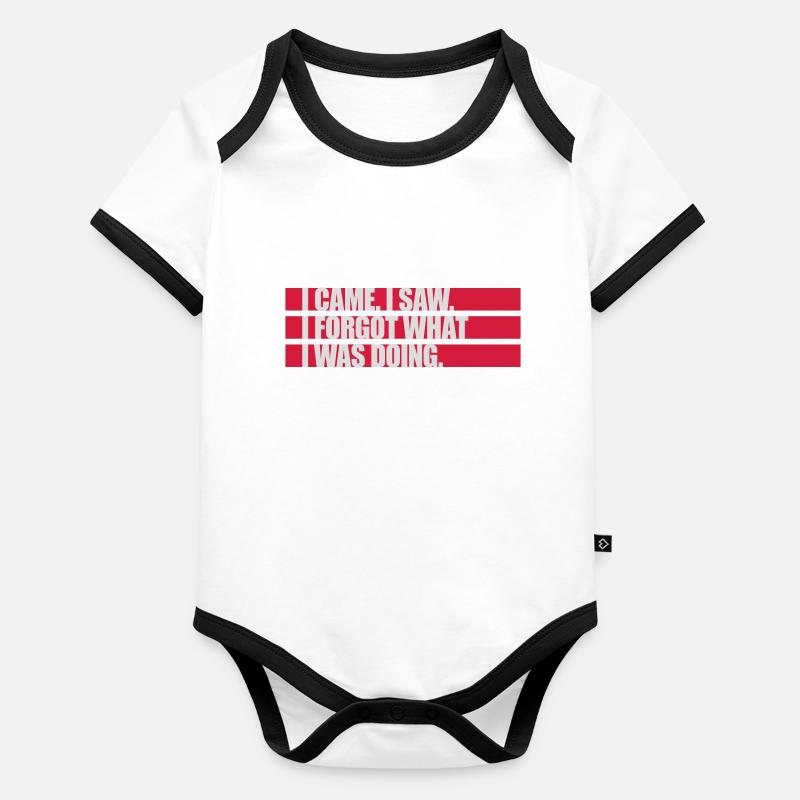 I came saw forget Organic Baby Contrasting Bodysuit