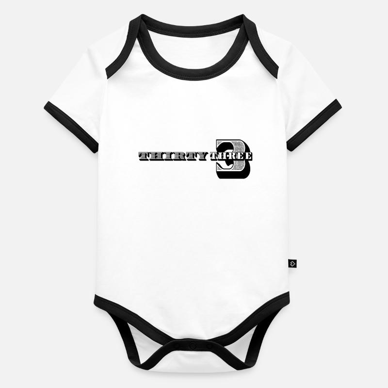 33rd Birthday Gift Ideas for Him Men Shirt Organic Baby Contrasting Bodysuit