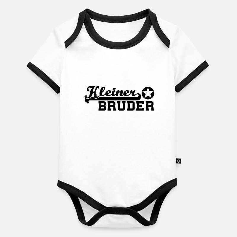 petite étoile frère Body Bébé bio contrasté manches courtes