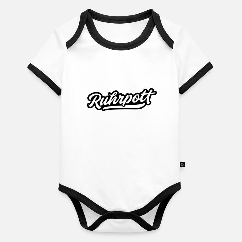 ruhrpott Baby Bio-Kurzarm-Kontrastbody
