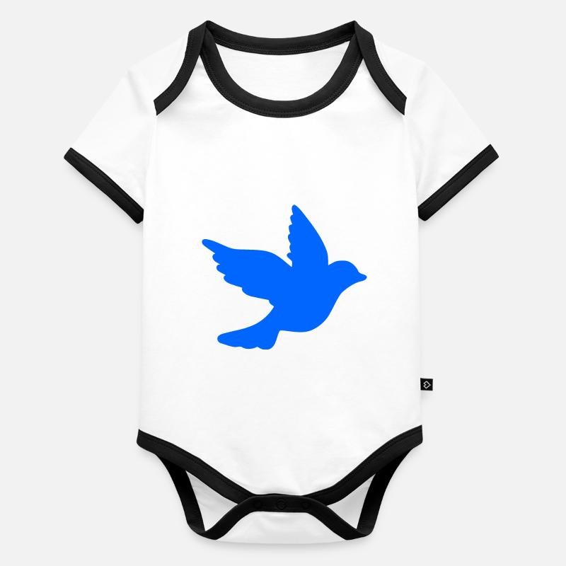 Peace Body Bébé bio contrasté manches courtes