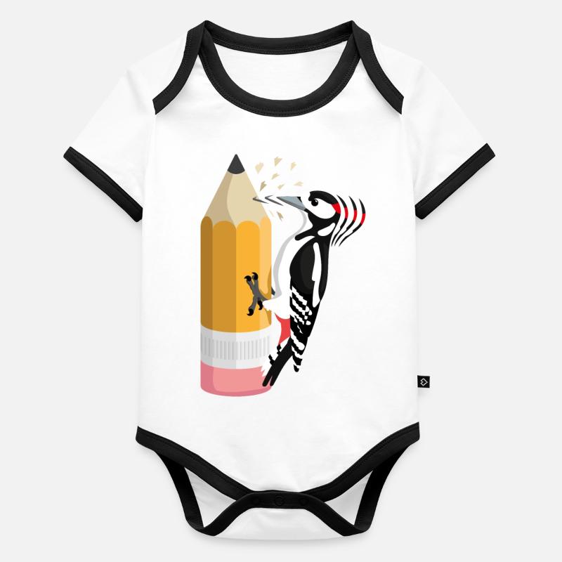 Nice and sharp Organic Baby Contrasting Bodysuit