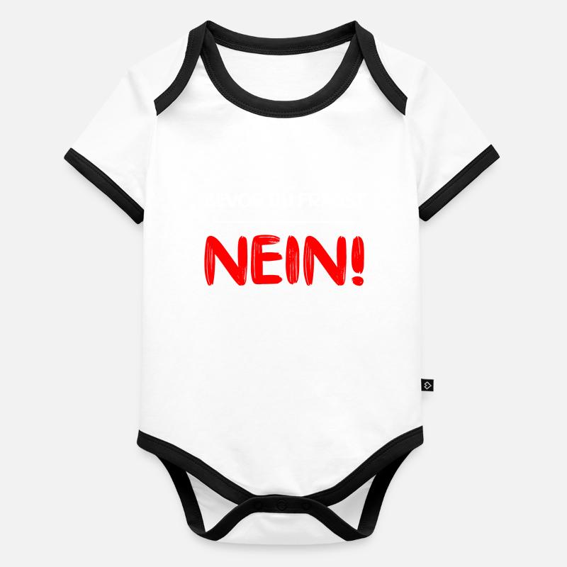 Before you ask No Organic Baby Contrasting Bodysuit