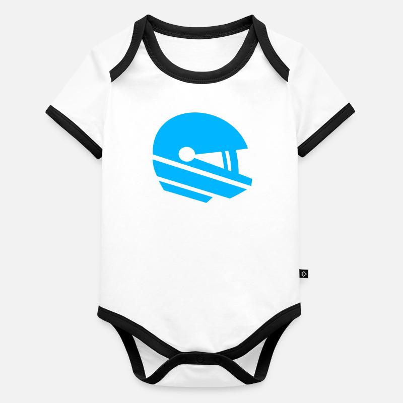 racing driver Organic Baby Contrasting Bodysuit