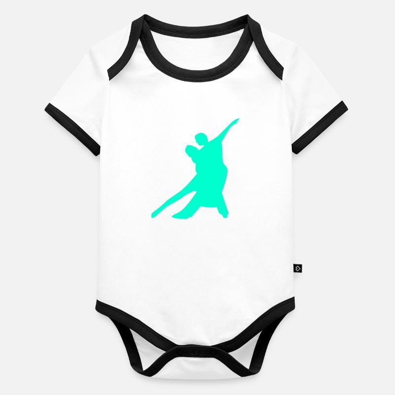 Dance tango Organic Baby Contrasting Bodysuit
