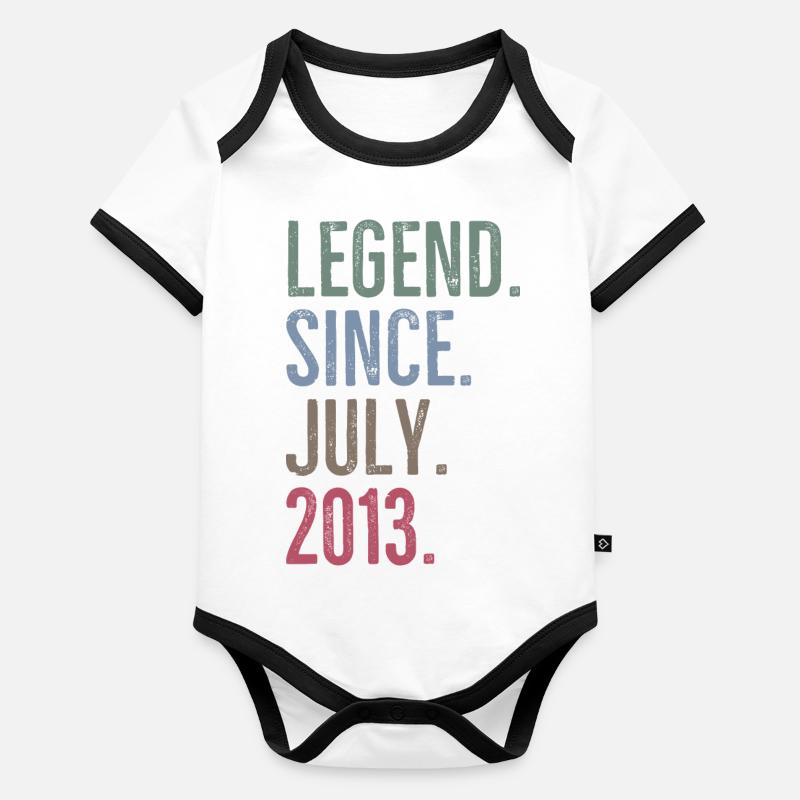 Legende seit Juli 2013 Baby Bio-Kurzarm-Kontrastbody