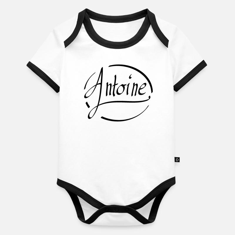 Anthony Organic Baby Contrasting Bodysuit
