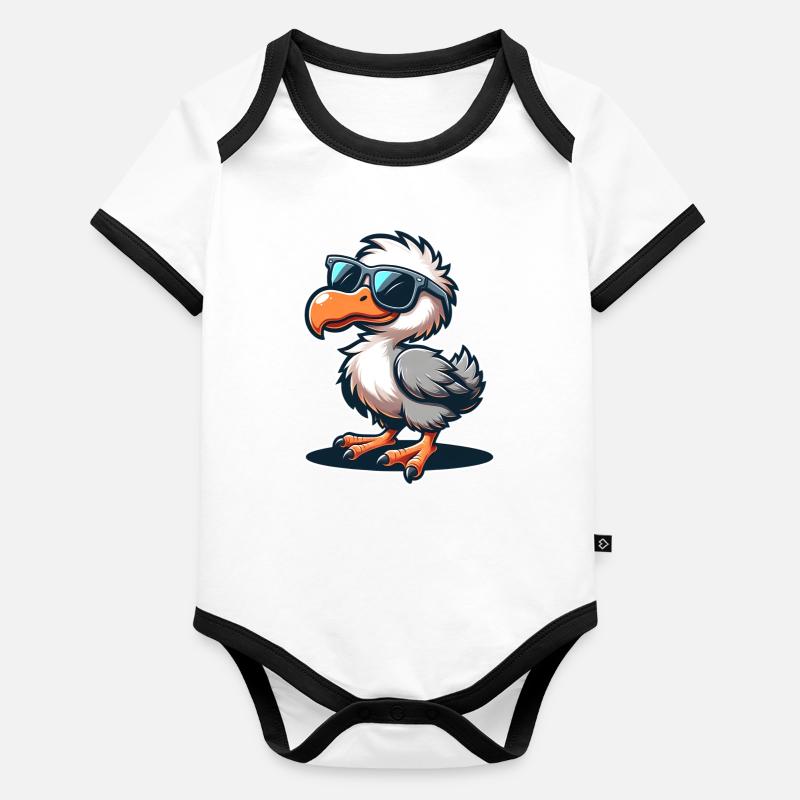 Dodo Body Bébé bio contrasté manches courtes