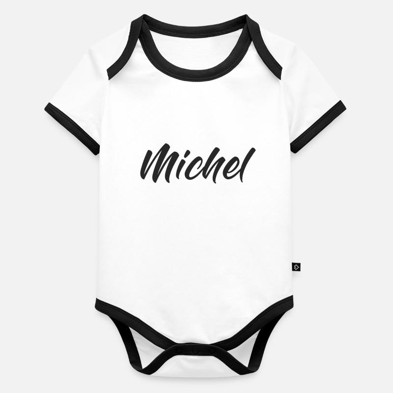 Michael Organic Baby Contrasting Bodysuit