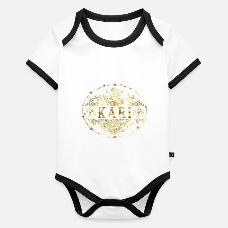 Kari Organic Baby Contrasting Bodysuit
