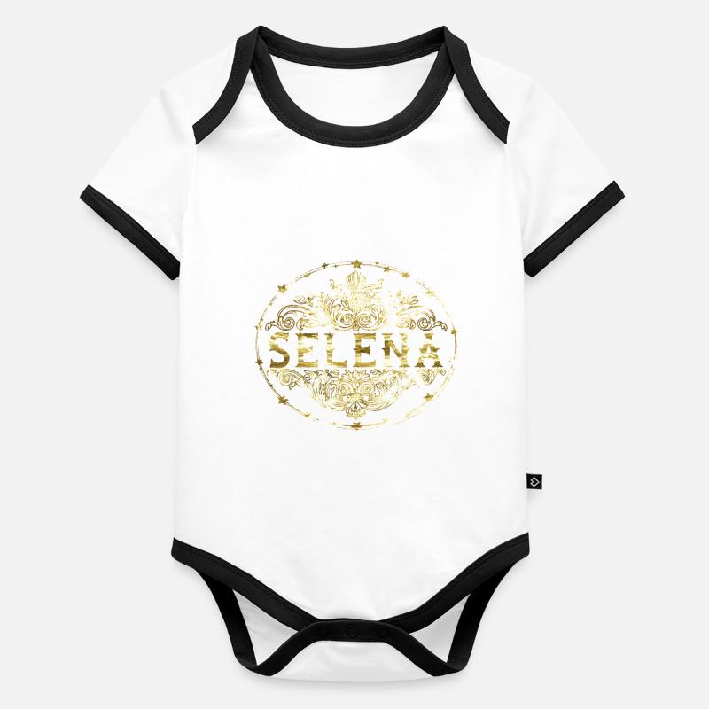 Selena Organic Baby Contrasting Bodysuit
