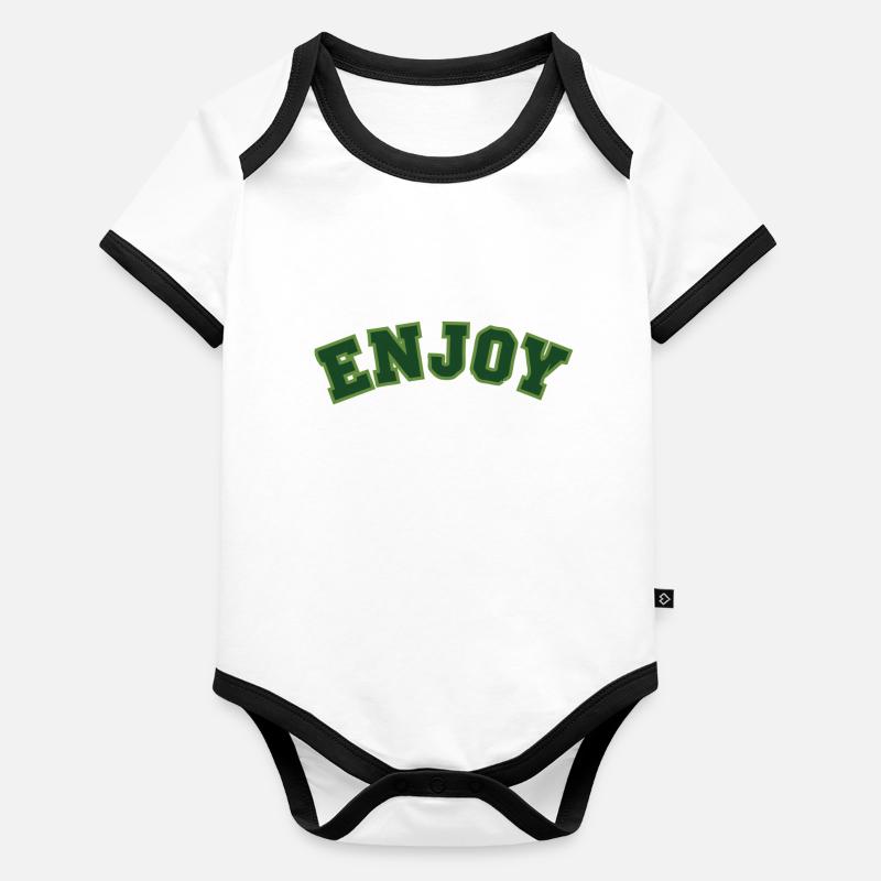 Enjoy Organic Baby Contrasting Bodysuit