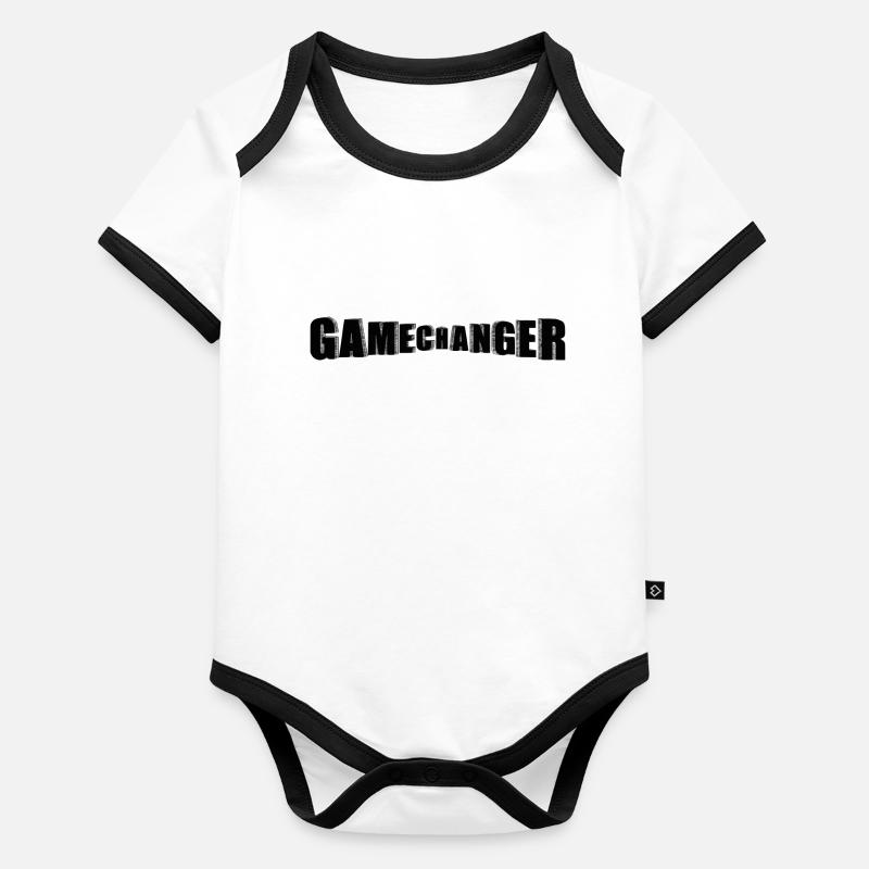GAMECHANGER Organic Baby Contrasting Bodysuit
