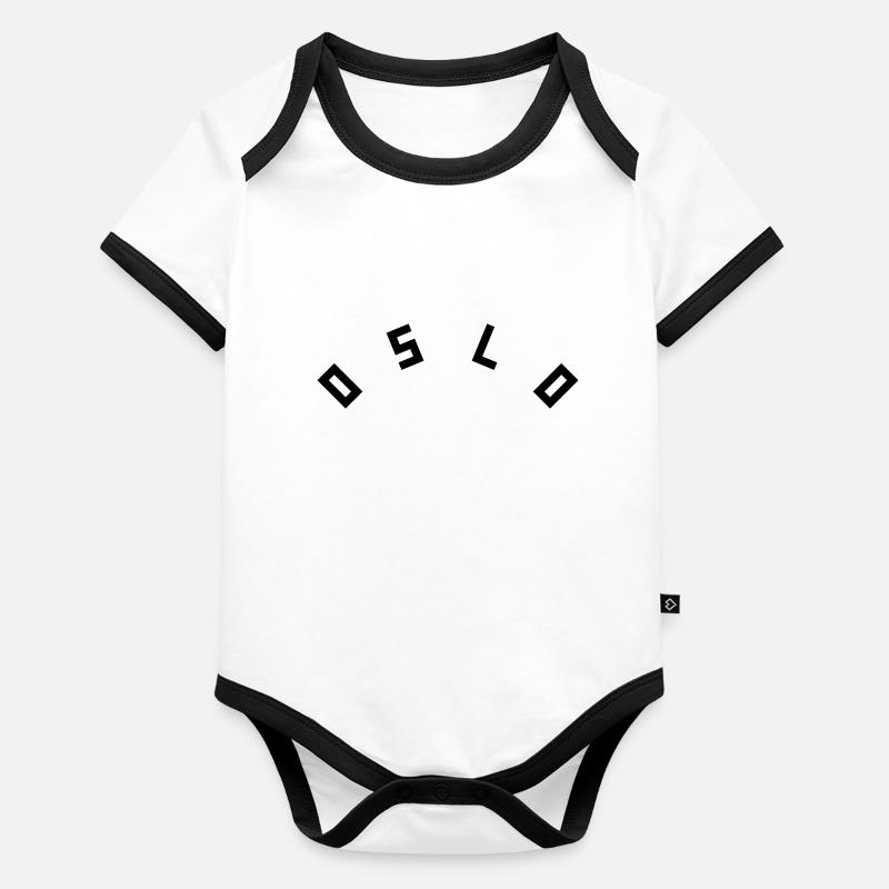 Oslo Organic Baby Contrasting Bodysuit
