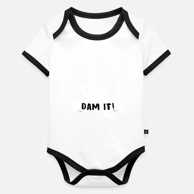 beaver Organic Baby Contrasting Bodysuit
