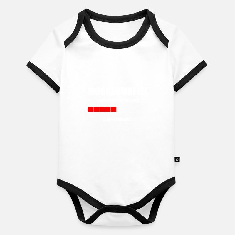 Morning Muffle Loading Organic Baby Contrasting Bodysuit
