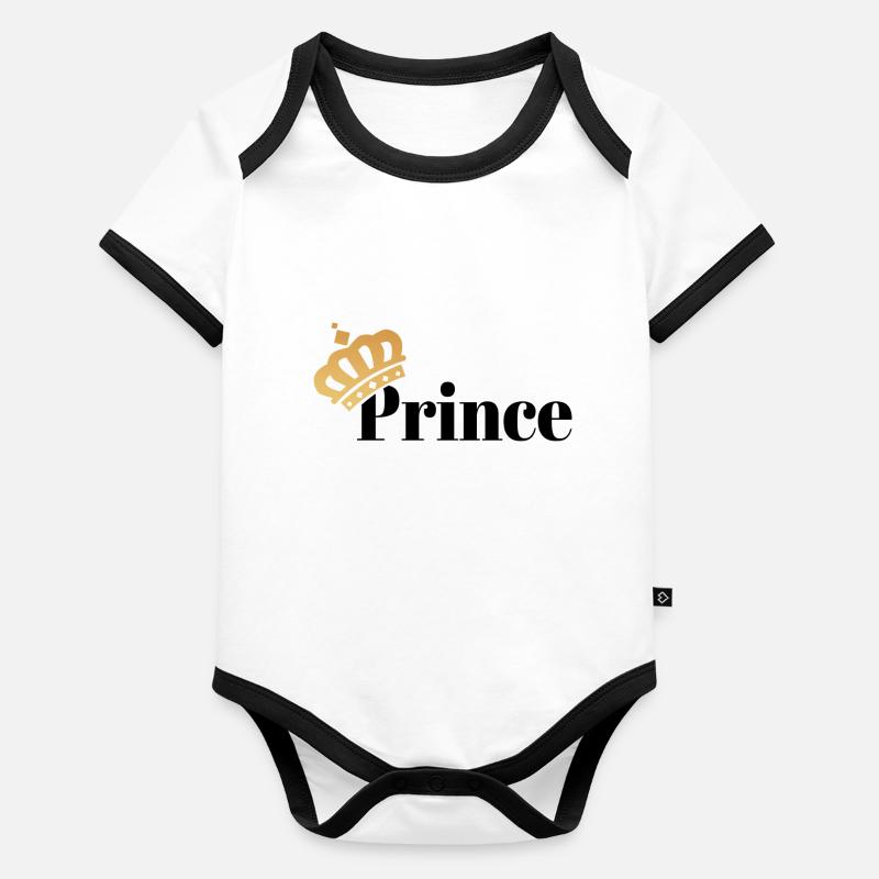prince Body Bébé bio contrasté manches courtes
