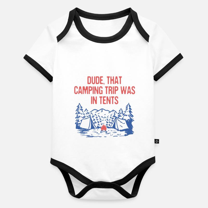 Mec que le voyage de camping Camper Friends Camp Buddy Body Bébé bio contrasté manches courtes