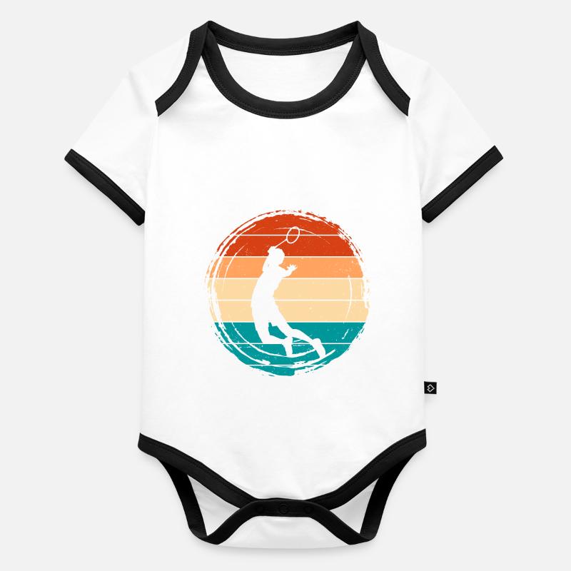 Badminton Organic Baby Contrasting Bodysuit