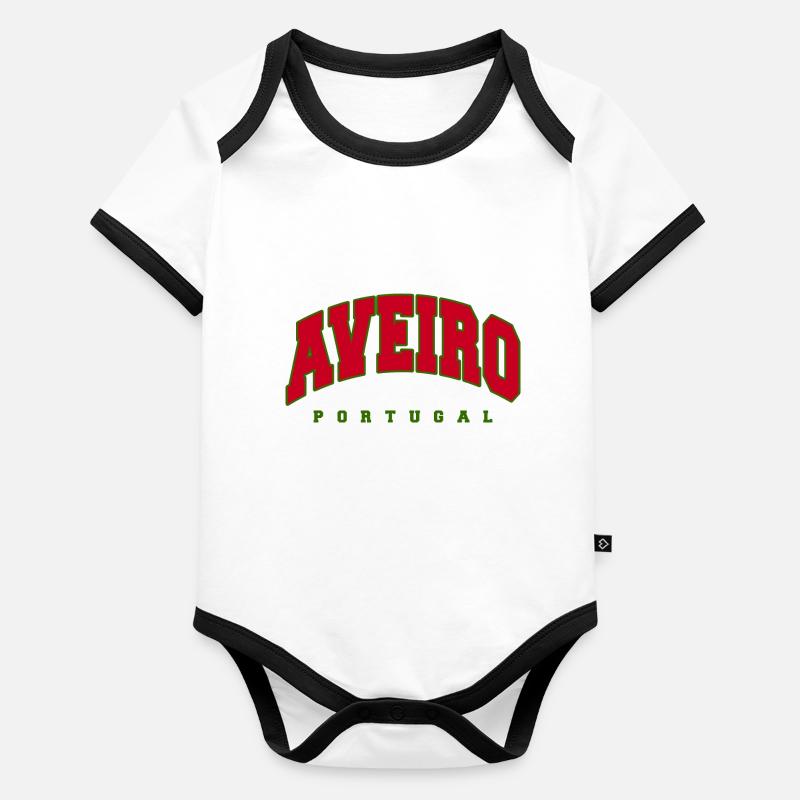 Aveiro Baby Bio-Kurzarm-Kontrastbody
