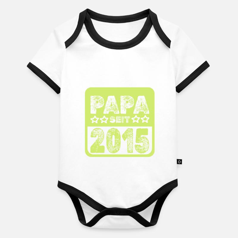 2015 Baby Bio-Kurzarm-Kontrastbody