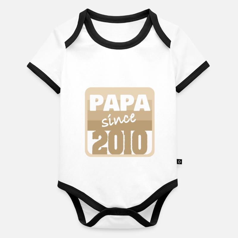 Jahr 2010 Baby Bio-Kurzarm-Kontrastbody