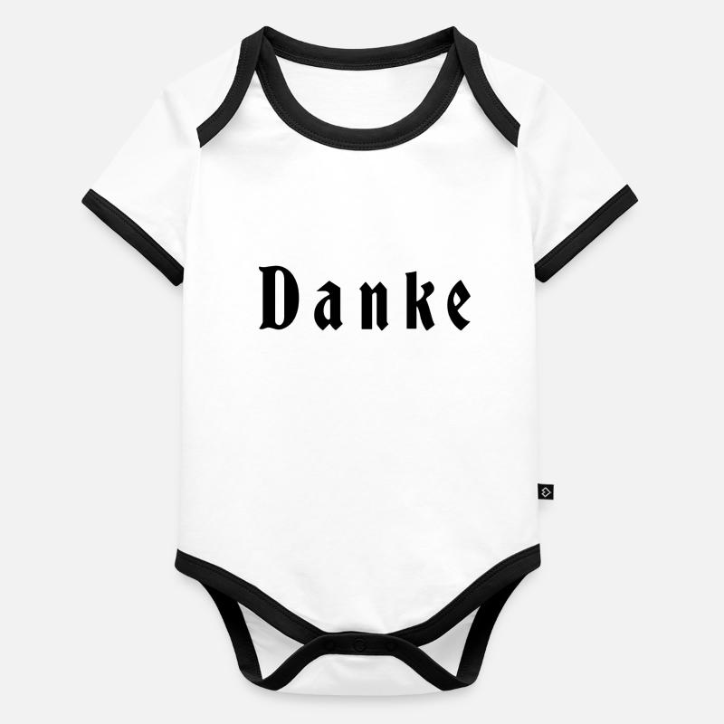 Danke Baby Bio-Kurzarm-Kontrastbody