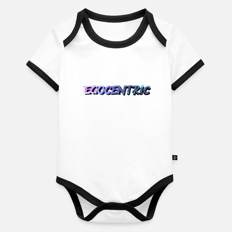 Egocentric Body Bébé bio contrasté manches courtes