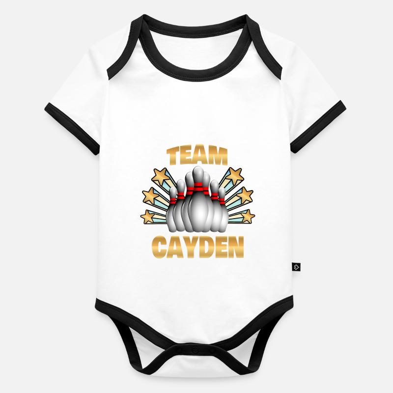 Bowling Cayden Organic Baby Contrasting Bodysuit