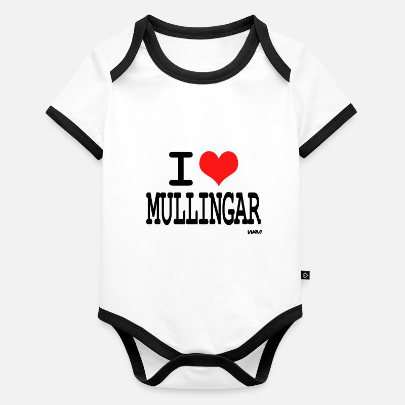 i love mullingar by wam Organic Baby Contrasting Bodysuit
