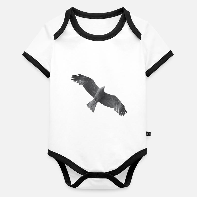 Aigle Royal Body Bébé bio contrasté manches courtes