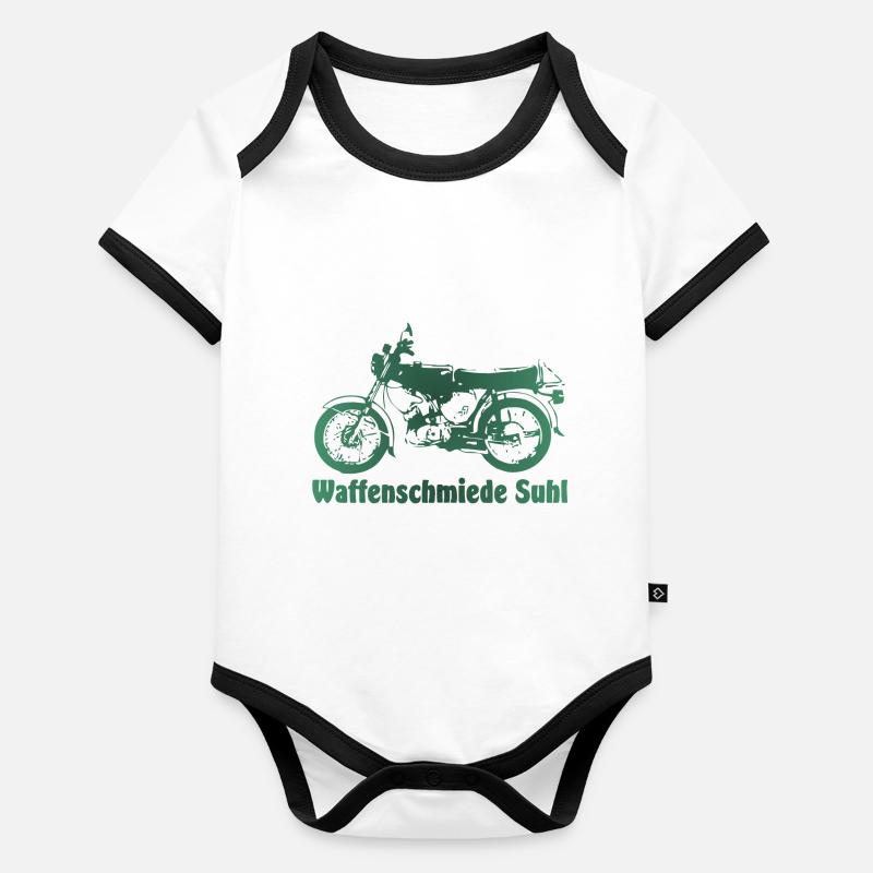 Simson S51 Waffenschmiede Suhl Baby Bio-Kurzarm-Kontrastbody