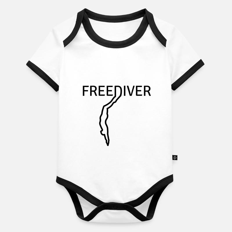 Freediver Baby Bio-Kurzarm-Kontrastbody